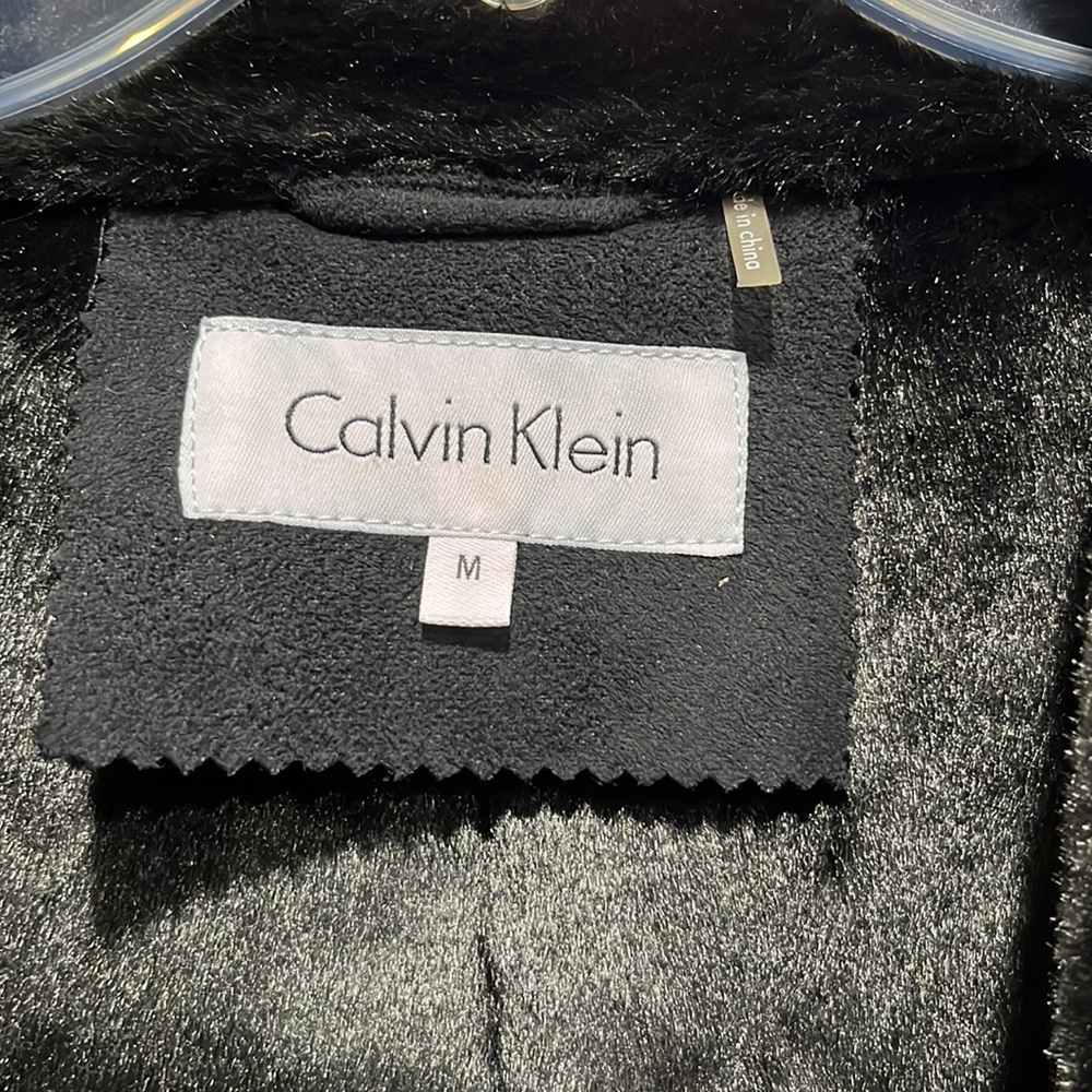 Calvin Klein black long coat, size M, NWT. - Picture 9 of 13